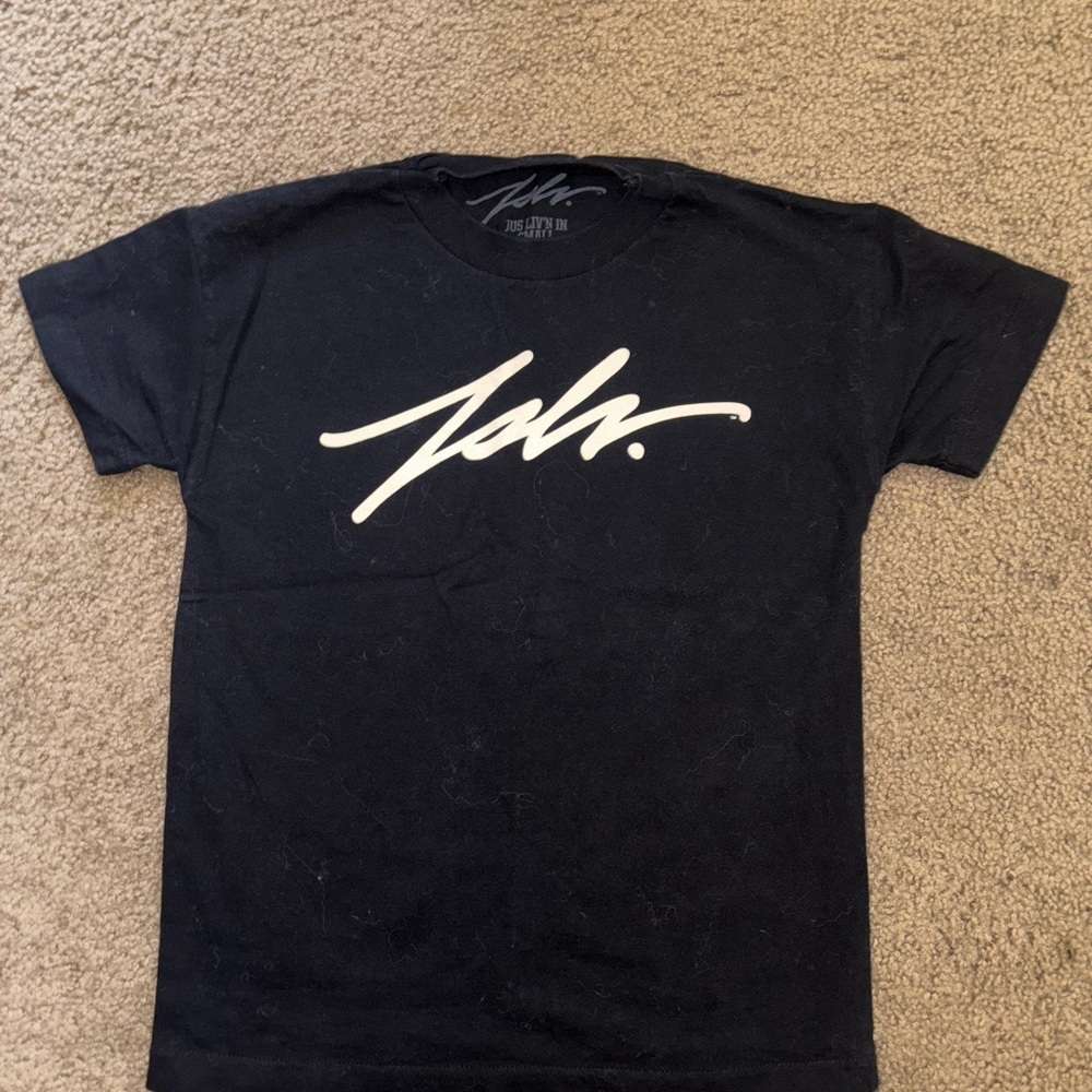 JSLV. Black Signature Men's T-Shirt. Size S
